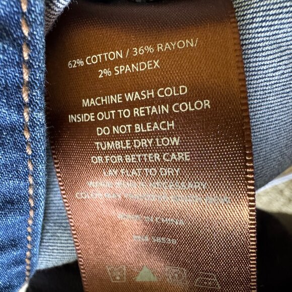 Kut From The Kloth Aly Boho Maxi Denim Dress Button Front Chest & Side Pockets - Picture 16 of 16